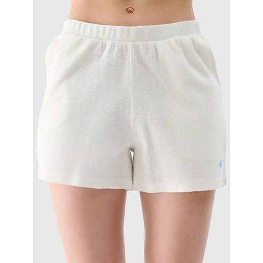 4F Szorty w kolorze kremowym XL wyprzedaż Limango Polska