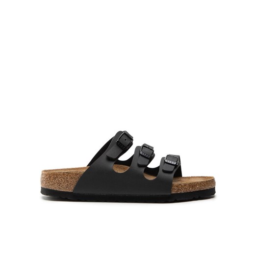 Klapki Birkenstock Florida 53013 Czarny ze sklepu eobuwie.pl w kategorii Klapki damskie - zdjęcie 185796219