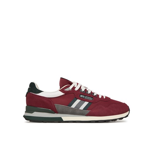 Sneakersy Pepe Jeans Kingston College M PMS400010 Bordowy ze sklepu eobuwie.pl w kategorii Buty sportowe męskie - zdjęcie 185796237