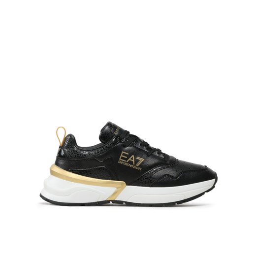 Sneakersy EA7 Emporio Armani X7X007 XK310 K476 Czarny ze sklepu eobuwie.pl w kategorii Buty sportowe damskie - zdjęcie 185796245