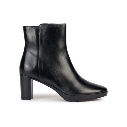 Botki Geox D Walk Pleasure 60 D36TEC 00043 C9999 Czarny ze sklepu eobuwie.pl w kategorii Botki - zdjęcie 185796337