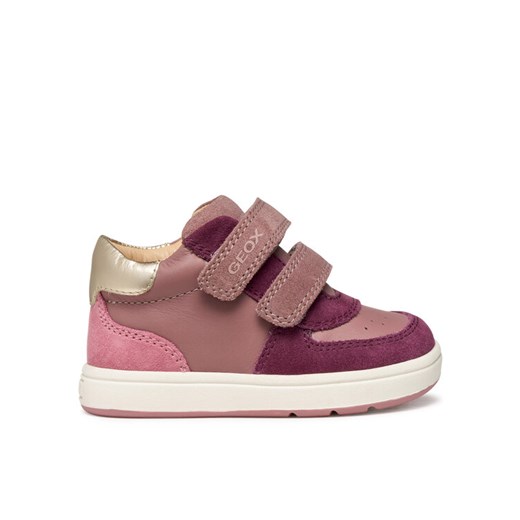 Sneakersy Geox B Biglia B564CA 02285 CL88H Różowy ze sklepu eobuwie.pl w kategorii Buty sportowe dziecięce - zdjęcie 185796418