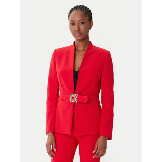 Rinascimento Marynarka CFC0126208003 Czerwony Slim Fit ze sklepu MODIVO w kategorii Marynarki damskie - zdjęcie 185797136