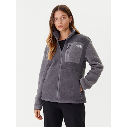 The North Face Polar Yumiori NF0A8E88 Szary Regular Fit ze sklepu MODIVO w kategorii Bluzy damskie - zdjęcie 185797167