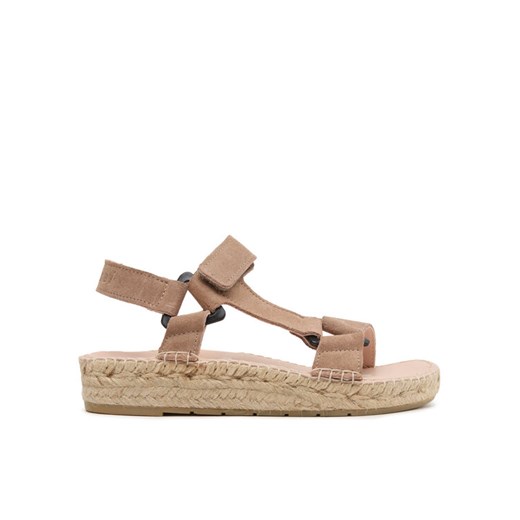 Manebi Espadryle Hiking Sandals W 1.9 JH Beżowy ze sklepu MODIVO w kategorii Espadryle damskie - zdjęcie 185797269
