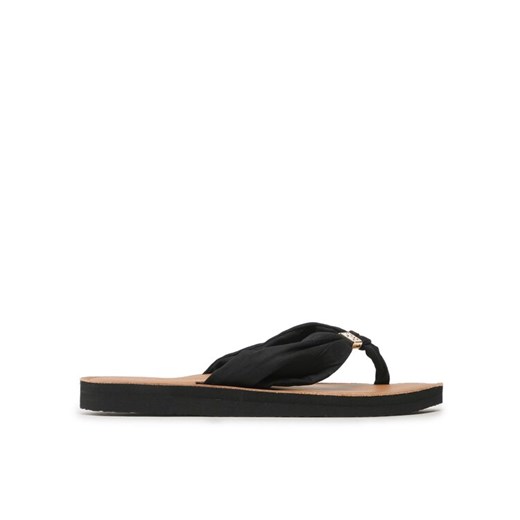 Tommy Hilfiger Japonki Th Elevated Beach Sandal FW0FW06985 Czarny ze sklepu MODIVO w kategorii Klapki damskie - zdjęcie 185797286
