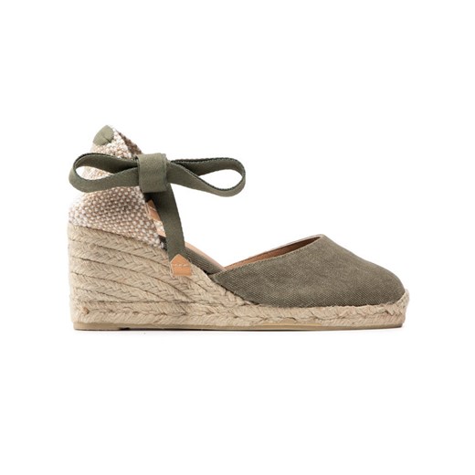 Castañer Espadryle Carina/6/002 21644-414 Zielony ze sklepu MODIVO w kategorii Espadryle damskie - zdjęcie 185797297