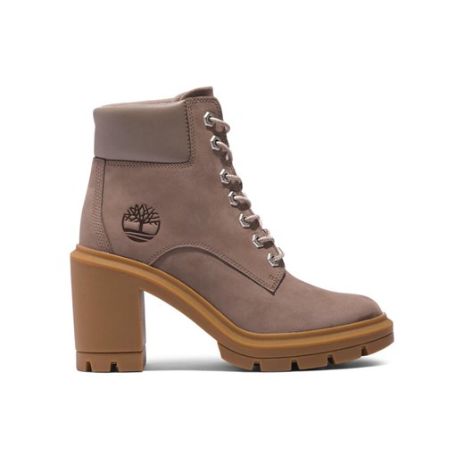 Timberland Botki Allington Heights 6In TB0A5Y6Z9291 Beżowy ze sklepu MODIVO w kategorii Workery damskie - zdjęcie 185797368