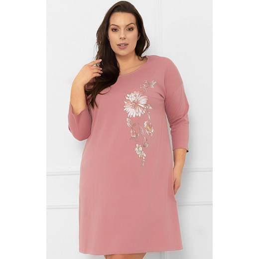 Bawełniana koszula nocna Akita, Kolor ceglasty, Rozmiar S, Italian Fashion ze sklepu Primodo w kategorii Koszule nocne - zdjęcie 185798305