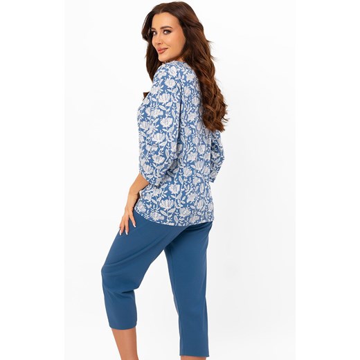 Dwuczęściowa piżam damska Bisali, Kolor jeans-wzór, Rozmiar M, Italian Fashion ze sklepu Primodo w kategorii Piżamy damskie - zdjęcie 185798325