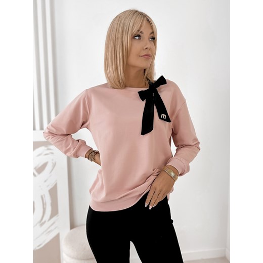 bluza moonlight pudrowy róż one size ze sklepu UBRA w kategorii Bluzy damskie - zdjęcie 185798667