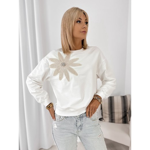 bluza dorothe biała l/xl ze sklepu UBRA w kategorii Bluzy damskie - zdjęcie 185798757