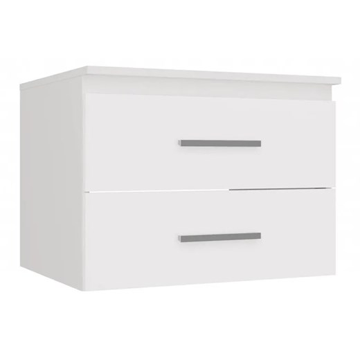 Biała szafka łazienkowa z szufladami  60 cm K2-W16 ze sklepu Edinos.pl w kategorii Szafki i regały łazienkowe - zdjęcie 185798895