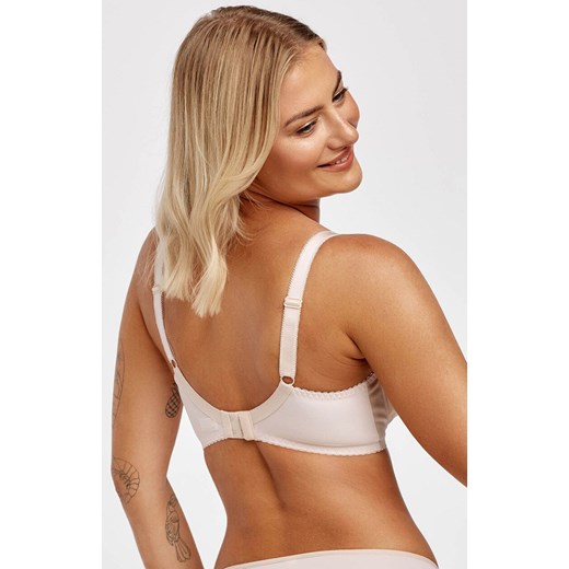 Azal biustonosz półusztywniany semi-soft beżowy Pola, Kolor beżowy, Rozmiar 70E, AZAL ze sklepu Intymna w kategorii Biustonosze - zdjęcie 185798996