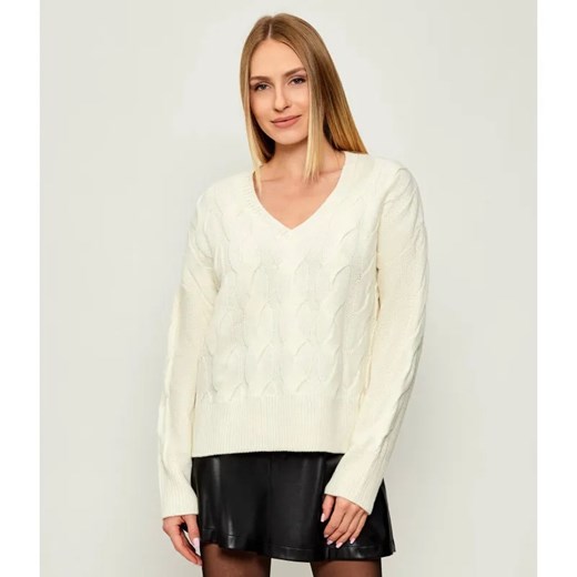 Liu Jo Sweter | Relaxed fit | z dodatkiem wełny ze sklepu Gomez Fashion Store w kategorii Swetry damskie - zdjęcie 185800367