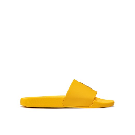Klapki Polo Ralph Lauren Polo Silde 809860988002 Żółty ze sklepu eobuwie.pl w kategorii Klapki damskie - zdjęcie 185800546