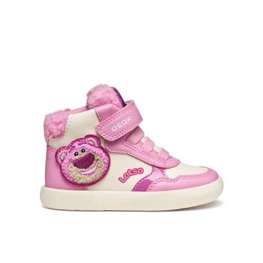 Sneakersy Geox B Gisli B561ME 0BCBH C8299 S Różowy ze sklepu eobuwie.pl w kategorii Buty sportowe dziecięce - zdjęcie 185800555