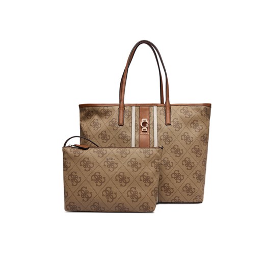 Guess Torebka Erenia HWSO78 38240 Brązowy ze sklepu MODIVO w kategorii Torby Shopper bag - zdjęcie 185800848