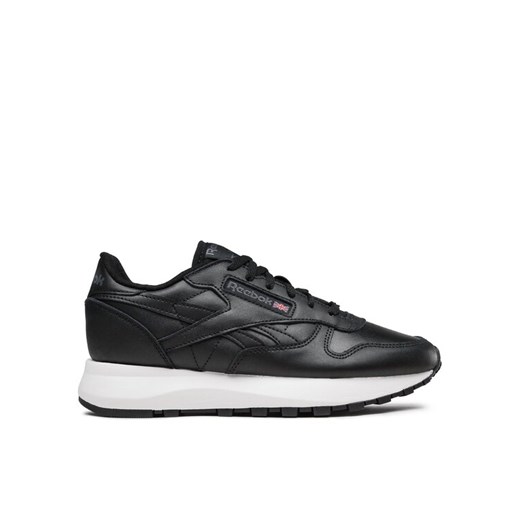 Reebok Sneakersy Classic Leather GW9704 Czarny ze sklepu MODIVO w kategorii Buty sportowe damskie - zdjęcie 185800876