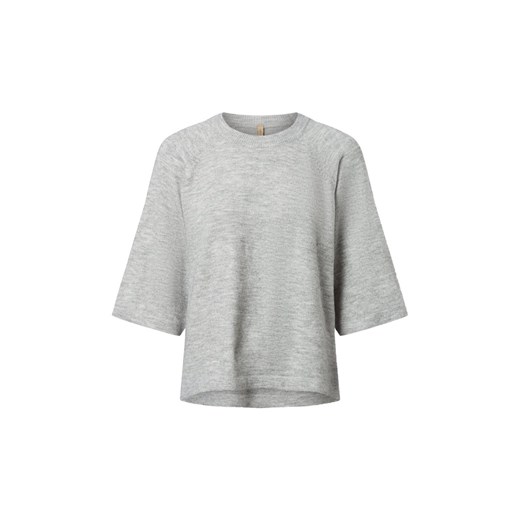 soyaconcept® Sweter damski z dzianiny - Orelan Kobiety drobna dzianina jasny szary marmurkowy ze sklepu vangraaf w kategorii Swetry damskie - zdjęcie 185801266