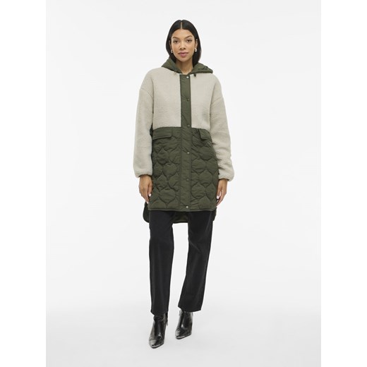 Vila Damska kurtka pikowana - VITone Kobiety oliwkowy jednolity ze sklepu vangraaf w kategorii Kurtki damskie - zdjęcie 185801299