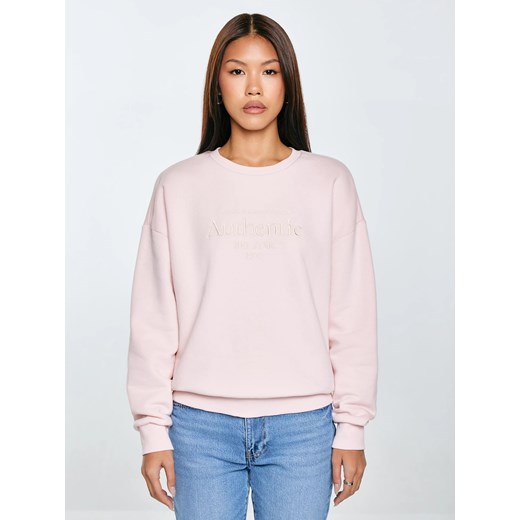 Bluza damska z haftem pudrowy róż Ellsa 600 ze sklepu Big Star w kategorii Bluzy damskie - zdjęcie 185801716