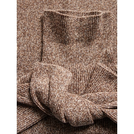 Reserved - Sweter z golfem - brązowy Reserved L Reserved