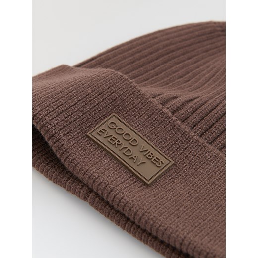 Reserved - Czapka z wiskozą - brązowy Reserved 9-13 lat Reserved