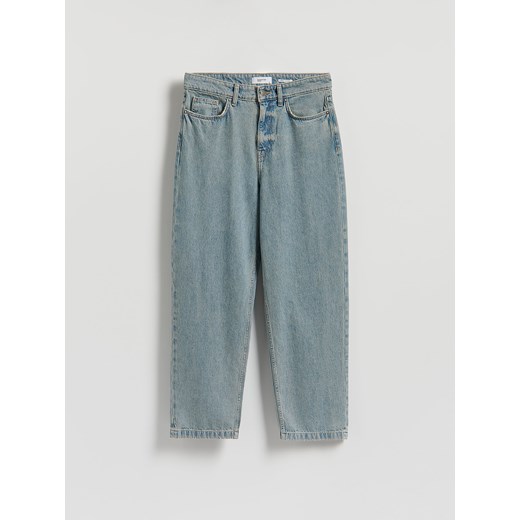 Reserved - Jeansy baggy tapered - indigo jeans ze sklepu Reserved w kategorii Jeansy męskie - zdjęcie 185802737