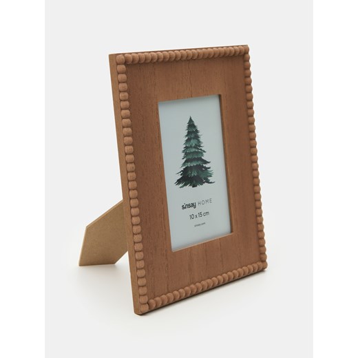 Sinsay - Ramka na zdjęcia - brązowy Sinsay One Size Sinsay
