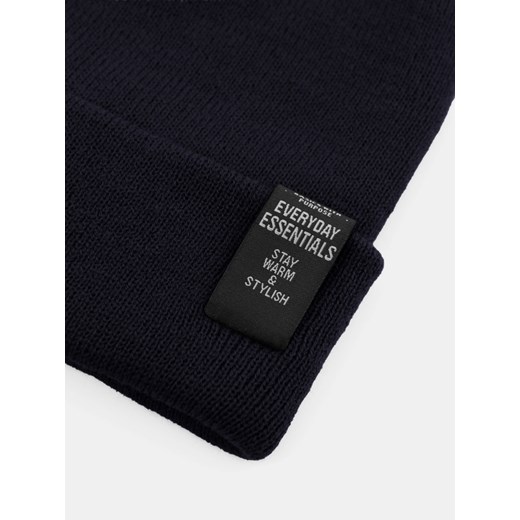 Sinsay - Czapka beanie - granatowy Sinsay One Size Sinsay