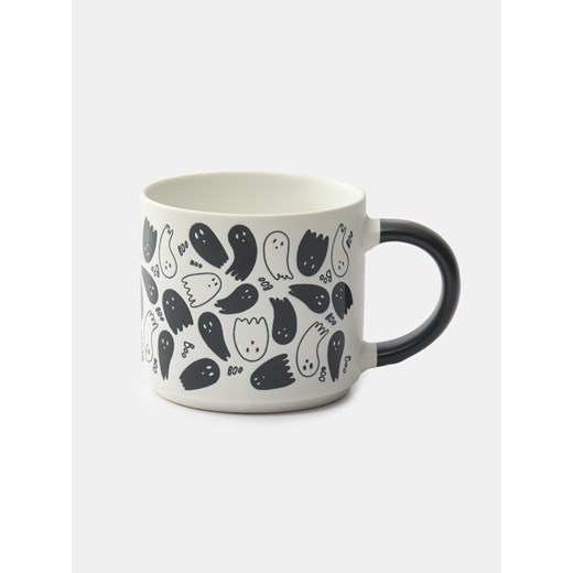 Sinsay - Ceramiczny kubek z uchem w duszki na Halloween - wielobarwny Sinsay One Size Sinsay
