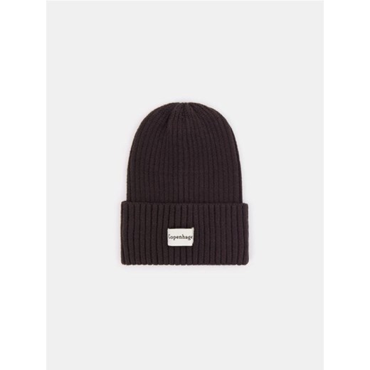 Sinsay - Prążkowana czapka beanie - brązowy Sinsay One Size Sinsay