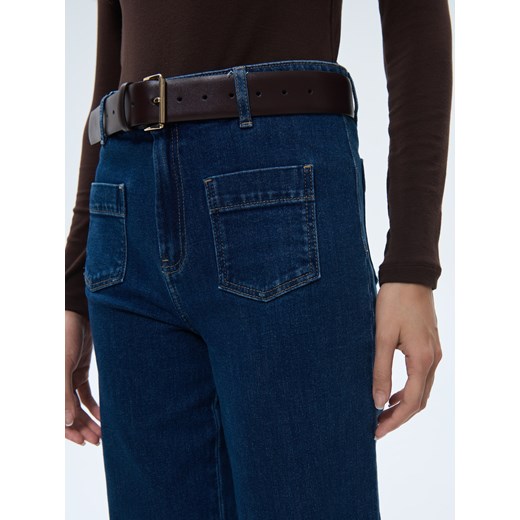 Mohito - Jeansy flare - granatowy Mohito 42 Mohito