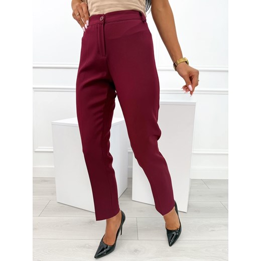 Bordowe Cygaretki Damskie Modnakiecka.pl 42 ModnaKiecka.pl