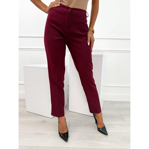 Bordowe Cygaretki Damskie Modnakiecka.pl 42 ModnaKiecka.pl