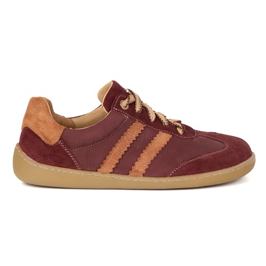 Damskie buty barefoot model 1774POL bordowe ze sklepu butyolivier w kategorii Półbuty damskie - zdjęcie 185805397