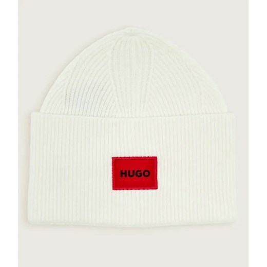 HUGO Wełniana czapka Xaff 6 ze sklepu Gomez Fashion Store w kategorii Czapki zimowe męskie - zdjęcie 185806187