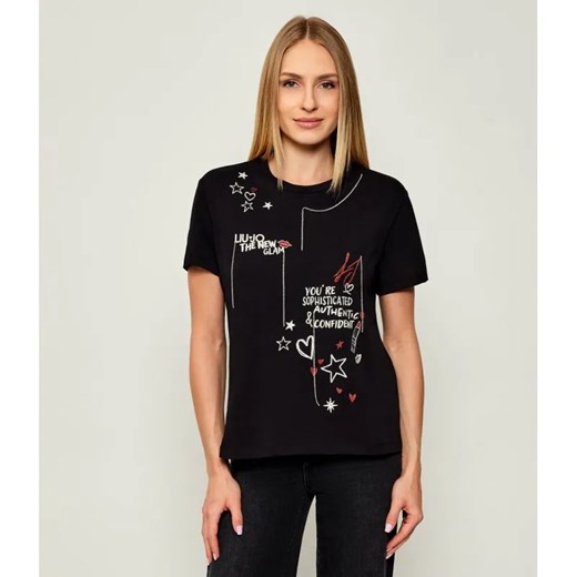 Liu Jo T-shirt | Relaxed fit ze sklepu Gomez Fashion Store w kategorii Bluzki damskie - zdjęcie 185806276
