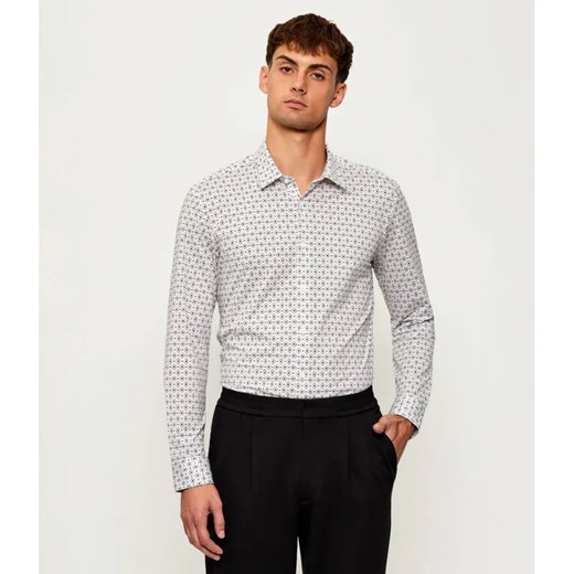 BOSS BLACK Koszula P-ROAN-kent-C1-233 | Slim Fit | stretch ze sklepu Gomez Fashion Store w kategorii Koszule męskie - zdjęcie 185806356