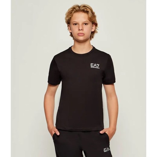 EA7 T-shirt | Regular Fit ze sklepu Gomez Fashion Store w kategorii T-shirty chłopięce - zdjęcie 185807528