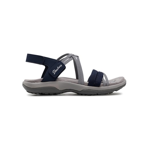 Sandały Skechers Takes Two 163112/NVY Granatowy ze sklepu eobuwie.pl w kategorii Sandały damskie - zdjęcie 185808557