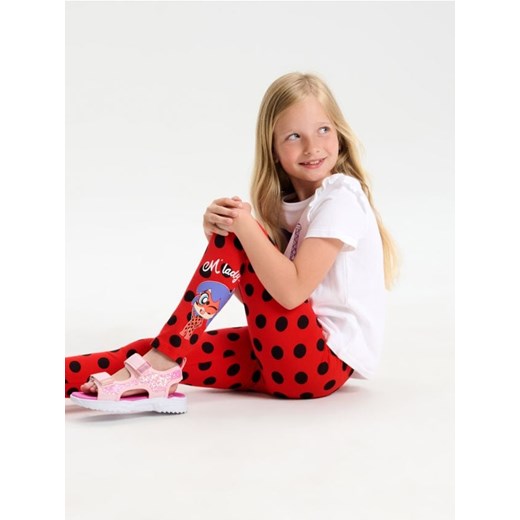 Sinsay - Legginsy Miraculous - czerwony ze sklepu Sinsay w kategorii Spodnie dziewczęce - zdjęcie 185811566