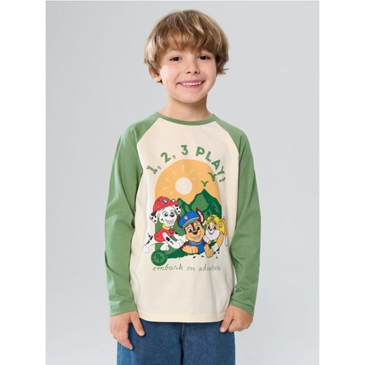 Sinsay - Koszulka z długimi rękawami PAW Patrol - zielony ze sklepu Sinsay w kategorii T-shirty chłopięce - zdjęcie 185811607