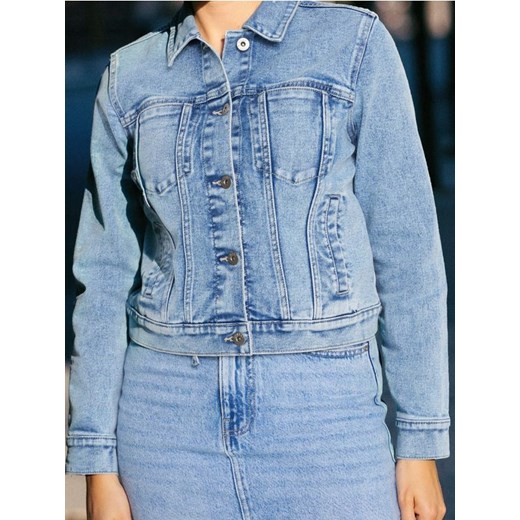 Sinsay - Kurtka jeansowa - niebieski ze sklepu Sinsay w kategorii Kurtki damskie - zdjęcie 185811846