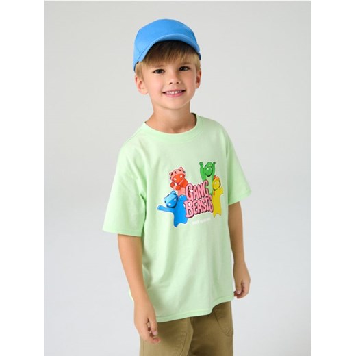 Sinsay - Koszulka Gang Beast - zielony ze sklepu Sinsay w kategorii T-shirty chłopięce - zdjęcie 185811847