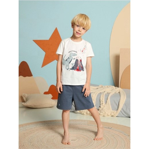 Sinsay - Piżama dwuczęściowa - kremowy Sinsay 134 (8-9 l) Sinsay