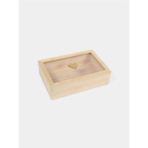 Sinsay - Pudełko do przechowywania - beżowy ze sklepu Sinsay w kategorii Zabawki - zdjęcie 185811928