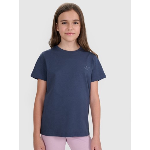 Dziecięcy t-shirt (2-pack) 4F 4FJRAW25TTSHU3157 - multikolor - id: 329993 - marki 4f Junior - 185812267 Dziecięcy t-shirt (2-pack) 4F 4FJRAW25TTSHU3157 - multikolor ze sklepu Sportstylestory.com w kategorii Bluzki dziewczęce - zdjęcie 185812267