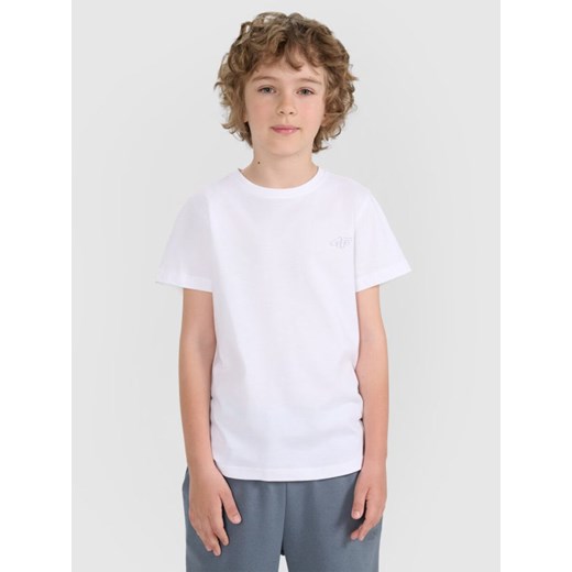 Dziecięcy t-shirt (2-pack) 4F 4FJRAW25TTSHU3157 - multikolor ze sklepu Sportstylestory.com w kategorii T-shirty chłopięce - zdjęcie 185812289